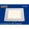 15W DALI Dimmable LED Flat Panel Lights , 1000LM Natural Wh